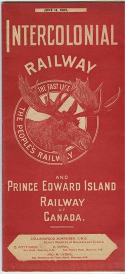 1903/06/14 Intercolonial public timetable cover